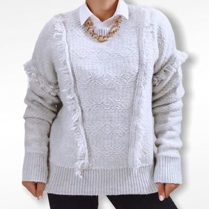 Ms Maggie. Size XL Grey Pullover Sweater